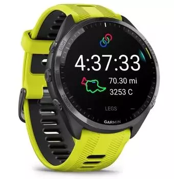 Часы Garmin Forerunner 965 010-02809-12 47мм, желто-черный ремешок, черные