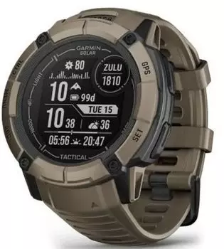 Часы Garmin Instinct 2X 010-02805-02 Solar Tactical Edition, цвет коричневый