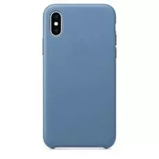Чехол Apple Leather Case MVFP2ZM/A для iPhone XS, cornflower