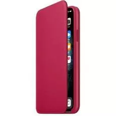 Чехол Apple Leather Folio MY1N2ZM/A Raspberry, для iPhone 11 Pro Max