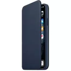 Чехол Apple Leather Folio MY1P2ZM/A Deep Sea Blue, для iPhone 11 Pro Max
