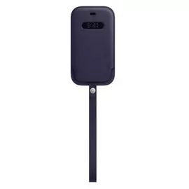 Чехол Apple Leather Sleeve with MagSafe MK0A3ZE/A для iPhone 12 | 12 Pro, deep violet