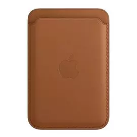 Чехол Apple Leather Wallet with MagSafe MHLR3ZE/A для iPhone Leather saddle brown