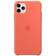 Чехол Apple MX022ZM/A для iPhone 11 Pro Max, silicone, clementine (orange)