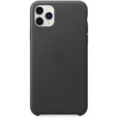 Чехол Apple MX0E2ZM/A для iPhone 11 Pro Max, Leather, black