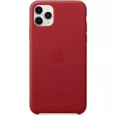 Чехол Apple MX0F2ZM/A для iPhone 11 Pro Max, Leather, red