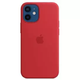 Чехол Apple Silicone Case with MagSafe MHKW3ZE/A для iPhone 12 mini red