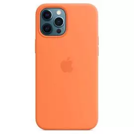 Чехол Apple Silicone Case with MagSafe MHL83ZE/A для iPhone 12 Pro Max kumquat