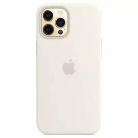 Чехол Apple Silicone Case with MagSafe MHLE3ZE/A для iPhone 12 Pro Max white