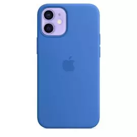 Чехол Apple Silicone Case with MagSafe MJYU3ZE/A для iPhone 12 mini, capri blue