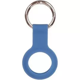 Чехол Hoco Silicone+Metallic УТ000025632 брелок для Apple AirTag, голубой