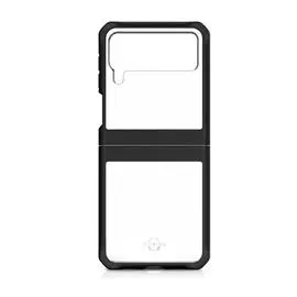 Чехол Itskins SGF2-HYBSO-PBTR HYBRID SOLID для Samsung Galaxy Z Flip3, чёрный/прозрачный