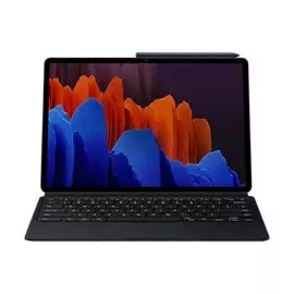 Чехол-клавиатура Samsung EF-DT970BBRGRU черный для Samsung Galaxy Tab S7+, полиуретан/поликарбонат