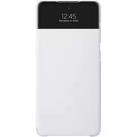 Чехол - книжка Samsung EF-EA725PWEGRU Smart S View Wallet Cover A72, белый