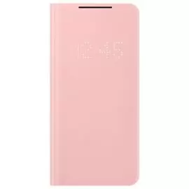 Чехол - книжка Samsung EF-NG996PPEGRU Smart LED View Cover S21+, розовый