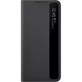 Чехол - книжка Samsung EF-ZG996CBEGRU Smart Clear View Cover S21+, чёрный