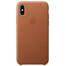Чехол кожаный Apple Leather Case MRWP2ZM/A для iPhone XS, saddle brown