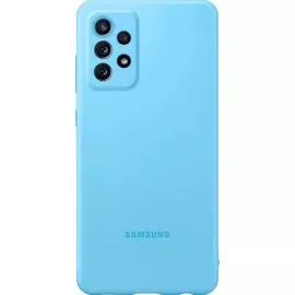 Чехол - накладка Samsung EF-PA725TLEGRU Silicone Cover A72, голубой (Blue)