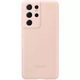Чехол - накладка Samsung EF-PG998TPEGRU Silicone Cover S21 Ultra, розовый