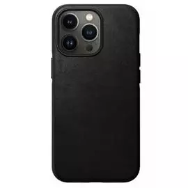 Чехол Nomad Rugged MagSafe NM01062585 black, horween leather, iPhone 13 Pro