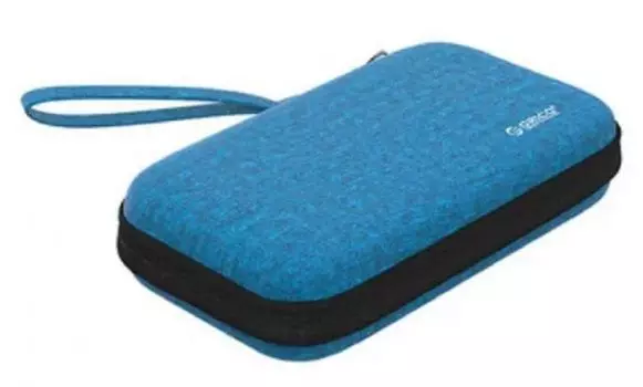 Чехол Orico PH-D1-V1-BL-BP для хранения аксессуаров, 18,8*11,4*5 см, средний размер, синий