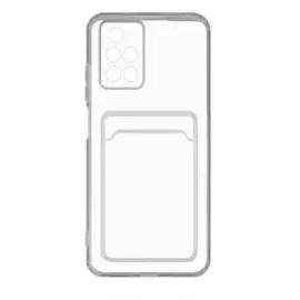 Чехол Red Line УТ000028678 накладка, силикон iBox Crystal для Xiaomi Redmi 10 (2022), с кардхолдером (прозрачный)