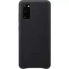 Чехол Samsung Leather Cover EF-VG980LBEGRU для Galaxy S20, черный