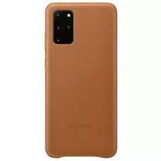 Чехол Samsung Leather Cover EF-VG985LAEGRU для Galaxy S20+, коричневый