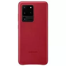 Чехол Samsung Leather Cover EF-VG988LREGRU для Galaxy S20 Ultra, красный