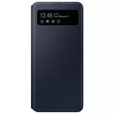 Чехол Samsung S View Wallet Cover EF-EA415PBEGRU для Samsung Galaxy A41 черный