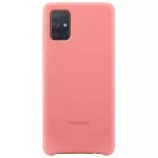 Чехол Samsung Silicone Cover EF-PA715TPEGRU для Galaxy A71, розовый