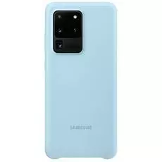 Чехол Samsung Silicone Cover EF-PG988TLEGRU для Galaxy S20 Ultra, голубой