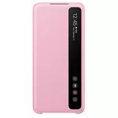 Чехол Samsung Smart Clear View Cover EF-ZG980CPEGRU для Galaxy S20, розовый