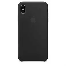 Чехол силиконовый Apple Silicone Case MRWE2ZM/A для iPhone XS Max, black