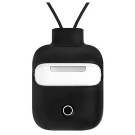 Чехол SwitchEasy GS-108-40-184-11 ColorBuddy для в футляра с возможностью беспроводной зарядки к AirPods 1 и 2, черный