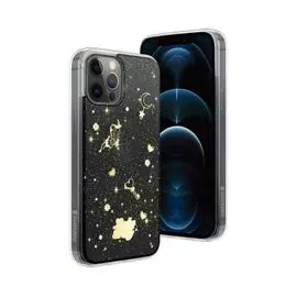 Чехол SwitchEasy Lucky Tracy GS-103-122-207-66 для iPhone 12 и 12 Pro (6.1"), прозрачный черный