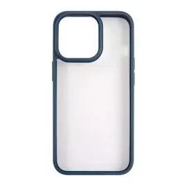 Чехол Usams US-BH770 УТ000028121 пластиковый, прозрачный для iPhone 13 Pro, с цветным силиконовым краем, синий (IP13PPJX03)