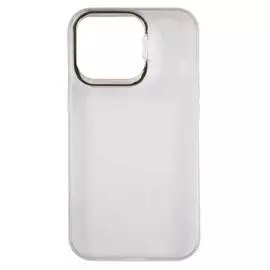 Чехол Usams US-BH782 УТ000028089 пластиковый с подставкой для iPhone 13 Pro, с силиконовым краем, белый (IP13PYYDS02)