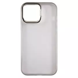 Чехол Usams US-BH783 УТ000028091 пластиковый с подставкой для iPhone 13 Pro Max, с силиконовым краем, белый (IP13PMYY02)