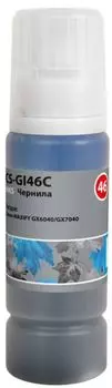Чернила Cactus CS-GI46C голубой 135мл для Canon MAXIFY GX6040/GX7040