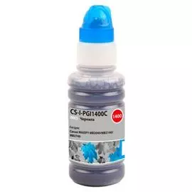 Чернила Cactus CS-I-PGI1400C голубой 100мл для Canon MAXIFY MB2040/MB2140/MB2740