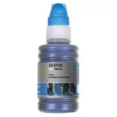 Чернила для заправки Cactus CS-GT52C голубой 100мл для HP Deskjet GT