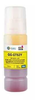 Чернила G&G GG-GT52Y желтые для HP DeskJet GT 5810/5820/5812/5822 100 ml