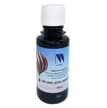 Картридж NVP NV-INK-GT51-PGM-Bk пигментные GT51 для аппаратов HP (90ml) Black