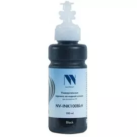 Чернила NVP NV-INK100BkH Black универсальные на водной основе для аппаратов НР (100 ml)