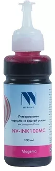 Чернила NVP NV-INK100MC Magenta универсальные на водной основе для аппаратов Canon (100 ml)