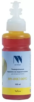 Чернила NVP NV-INK100YC Yellow универсальные на водной основе для аппаратов Canon (100 ml)