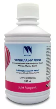 Чернила NVP NV-INK250LMSb сублимационные для аппаратов Epson, Mimaki, Mutoh, Roland (250ml) Light Magenta