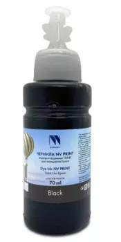 Чернила NVP NV-INK-T6641Bk водорастворимые для аппаратов Epson L100, L110, L120, L132, L200, L210, L222, L300, L312, L350, L355, L362, L366, L456, L55