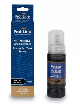 Чернила ProfiLine PL_INK_E_type-2_BK_70ml для принтеров Epson EcoTank 1100/1120/1140/1180/1810/2120/2140/M2170/2700/2710/2720/2750/2810/2820/L3110/315